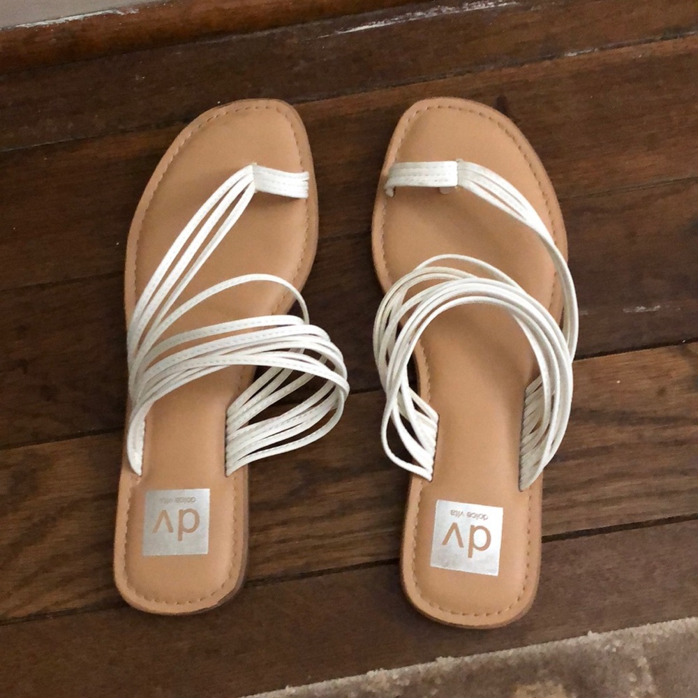 Only worn once dolce vita white sandal